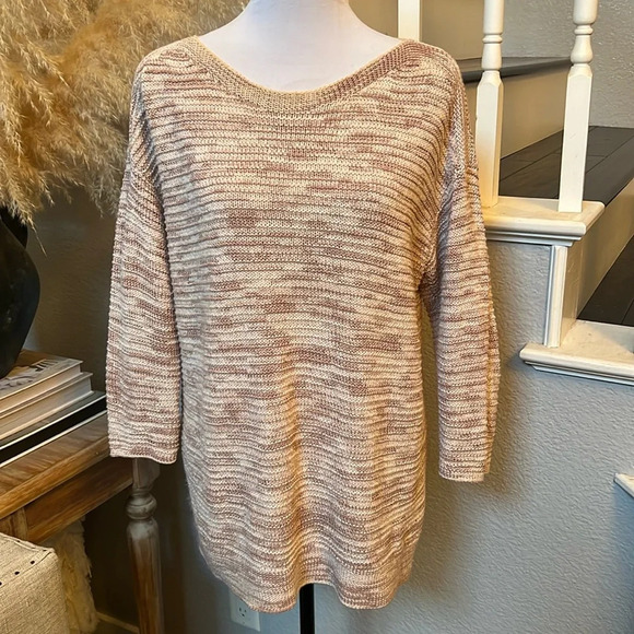 Pure J.Jill Light 3/4 Sleeve Oversized Sweater Size Small - Picture 1 of 7